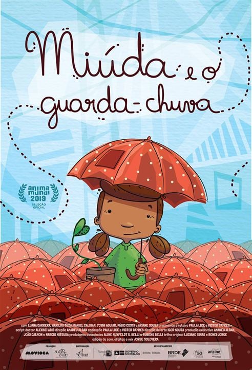 Miúda e o Guarda-Chuva : Kinoposter