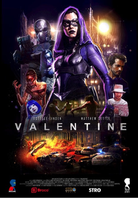 Valentine - The Dark Avenger : Kinoposter