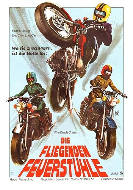 Die fliegenden Feuerstühle : Kinoposter