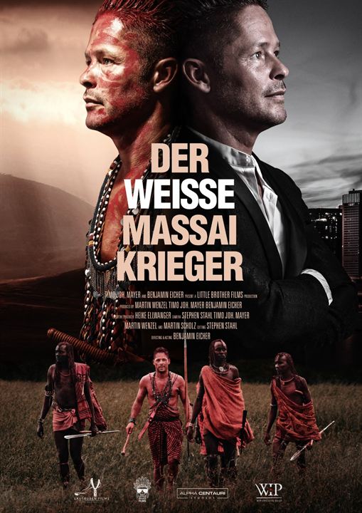Der weiße Massai Krieger : Kinoposter