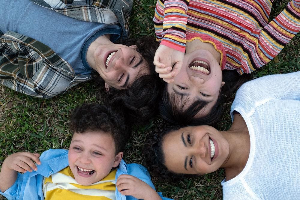 Council of Dads : Bild Emjay Anthony, Michele Weaver, Blue Chapman, Thalia Tran