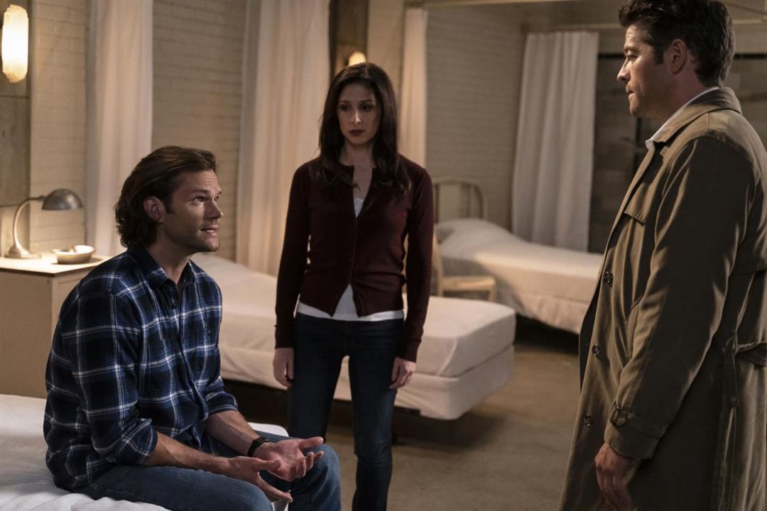 Supernatural : Bild Jensen Ackles, Jared Padalecki, Shoshannah Stern