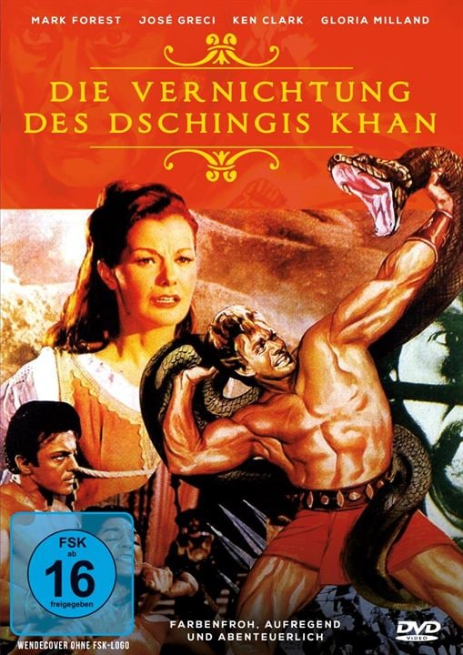 Die Vernichtung des Dschingis Khan : Kinoposter