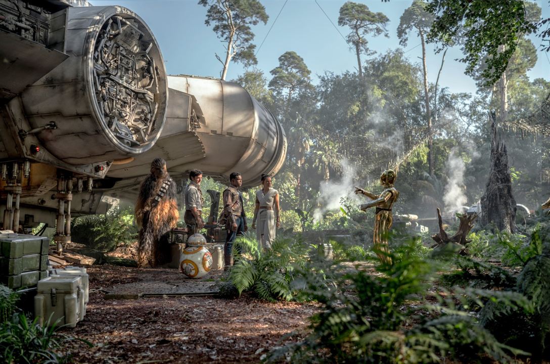 Star Wars 9: Der Aufstieg Skywalkers : Bild Oscar Isaac, Anthony Daniels, John Boyega, Daisy Ridley