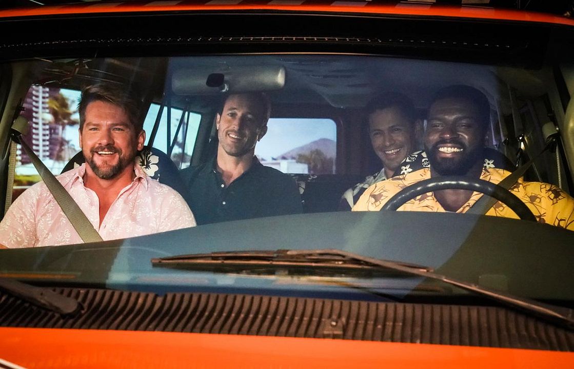 Hawaii Five-0 : Bild Alex O´Loughlin, Stephen Hill (VII), Zachary Knighton, Jay Hernandez