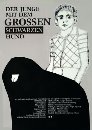 Der Junge Mit Dem Großen Schwarzen Hund : Kinoposter