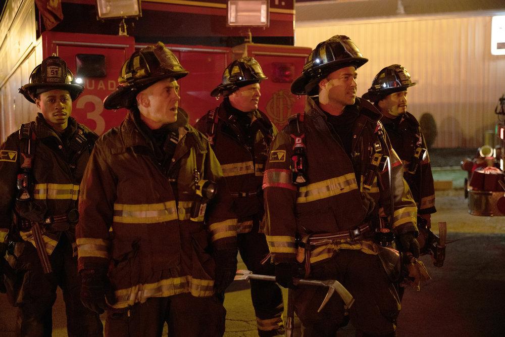 Chicago Fire : Bild Joe Minoso, David Eigenberg, Taylor Kinney
