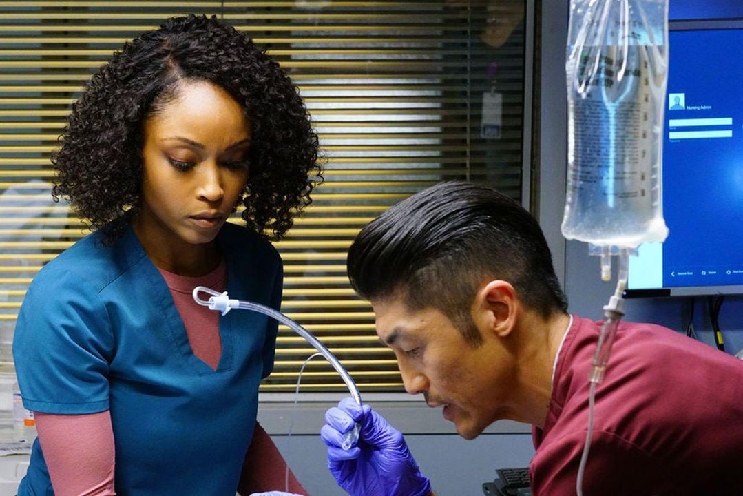 Chicago Med : Bild Brian Tee, Yaya DaCosta