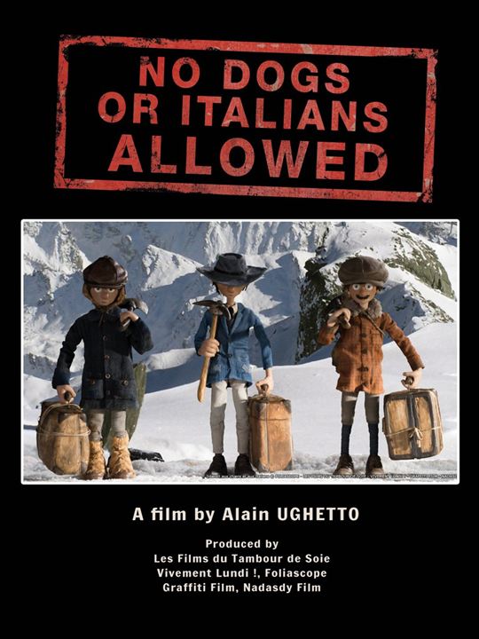Hunde und Italiener verboten : Kinoposter