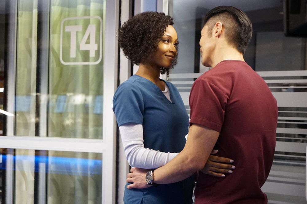 Chicago Med : Bild Brian Tee, Yaya DaCosta