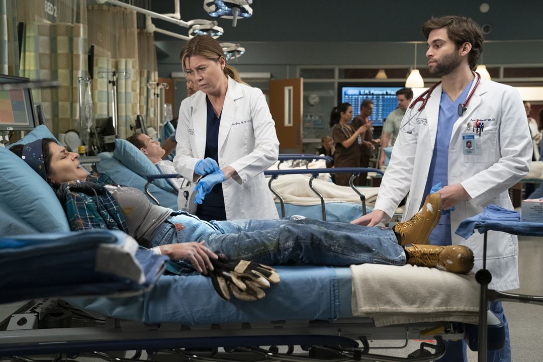 Grey's Anatomy - Die jungen Ärzte : Bild Jake Borelli, Ellen Pompeo, Vera Cherny