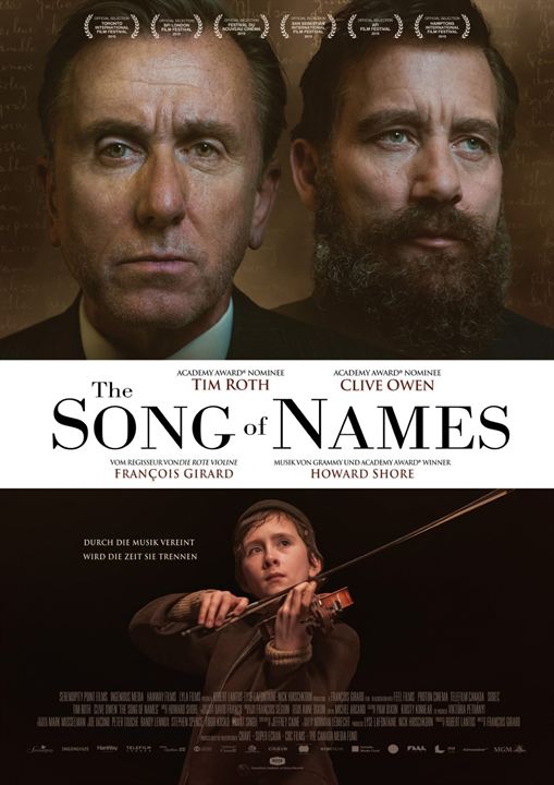 The Song Of Names : Kinoposter