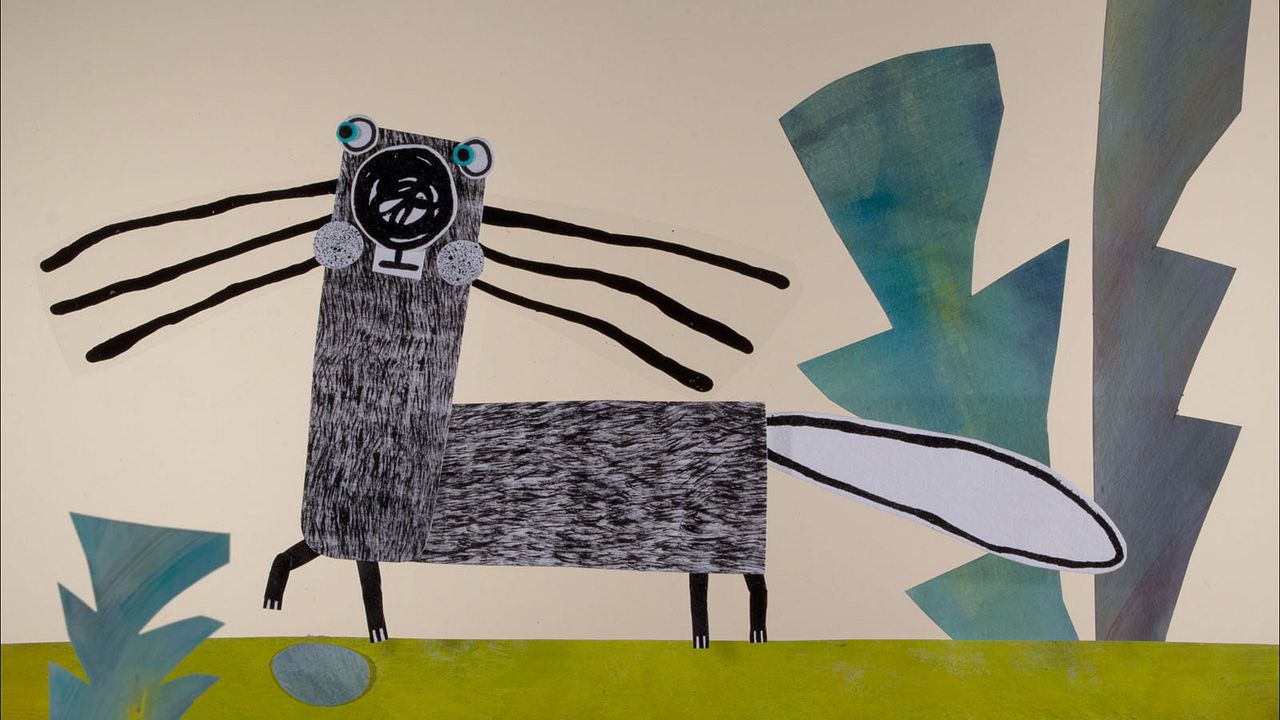 Little Grey Wolfy. Fall Travelers : Bild