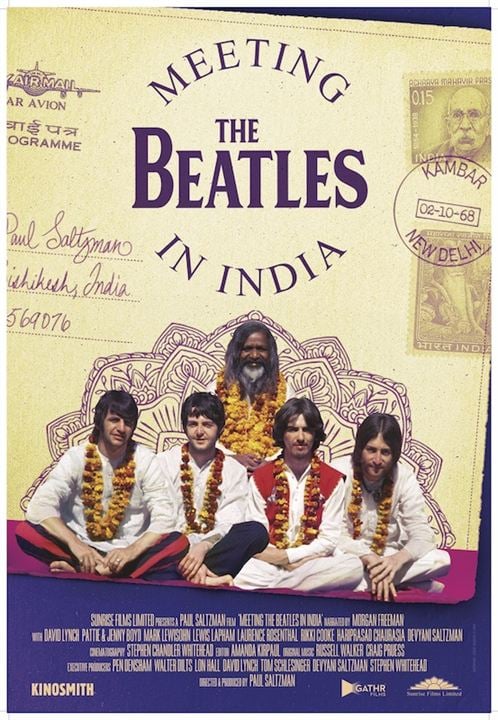Meeting The Beatles In India : Kinoposter