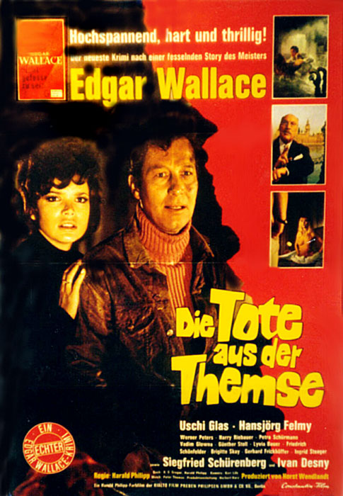 Edgar Wallace: Die Tote aus der Themse : Kinoposter