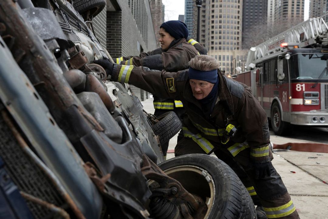 Chicago Fire : Bild Miranda Rae Mayo, Christian Stolte