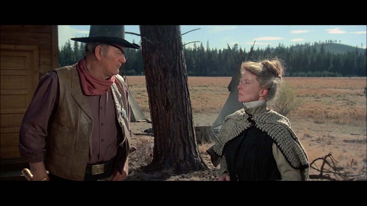 Mit Dynamit und frommen Sprüchen : Bild Katharine Hepburn, John Wayne