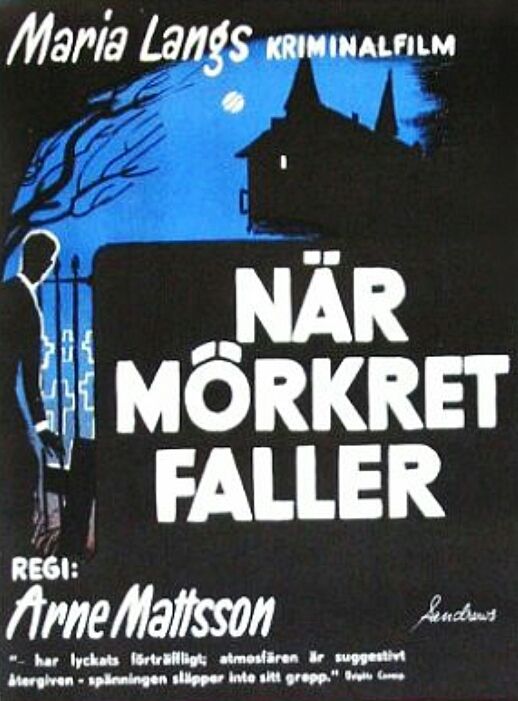 När mörkret faller : Kinoposter