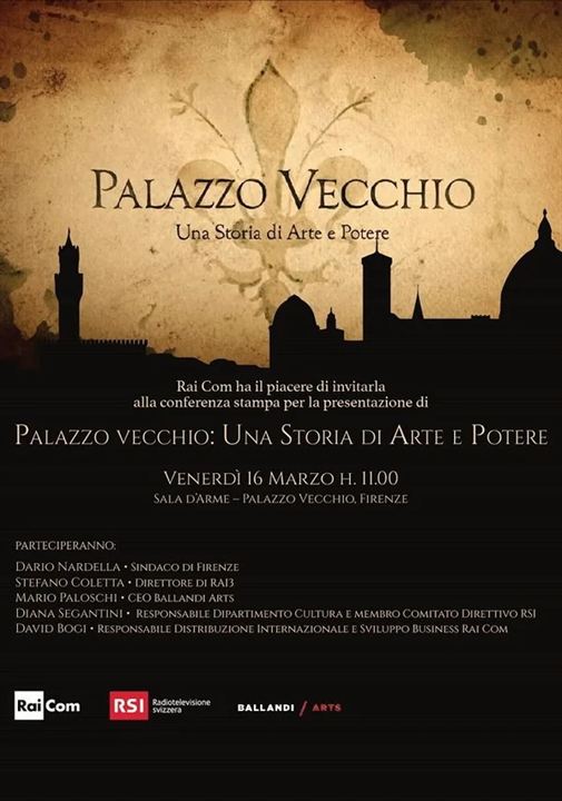 Palazzo Vecchio Una storia di arte e di potere : Kinoposter