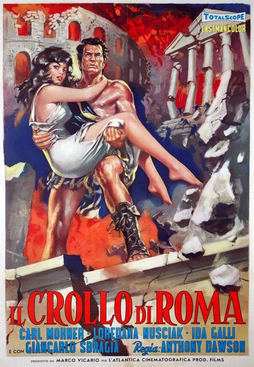 Die Zerstörung Roms : Kinoposter
