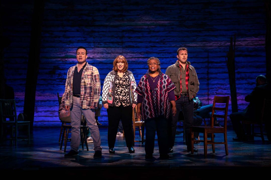 Come From Away : Bild Tony Lepage, Caesar Samayoa, Q. Smith, Sharon Wheatley