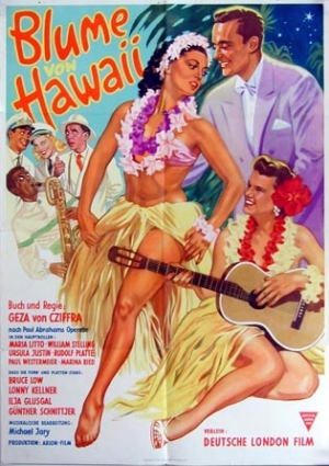 Die Blume von Hawaii : Kinoposter