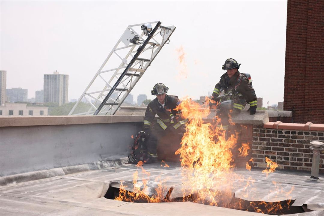 Chicago Fire : Bild Christian Stolte, Jesse Spencer
