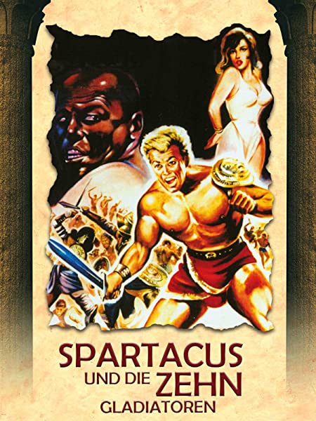 Spartacus und die zehn Gladiatoren : Kinoposter