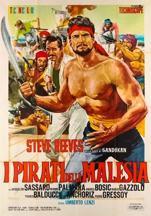 Die schwarzen Piraten von Malaysia : Kinoposter