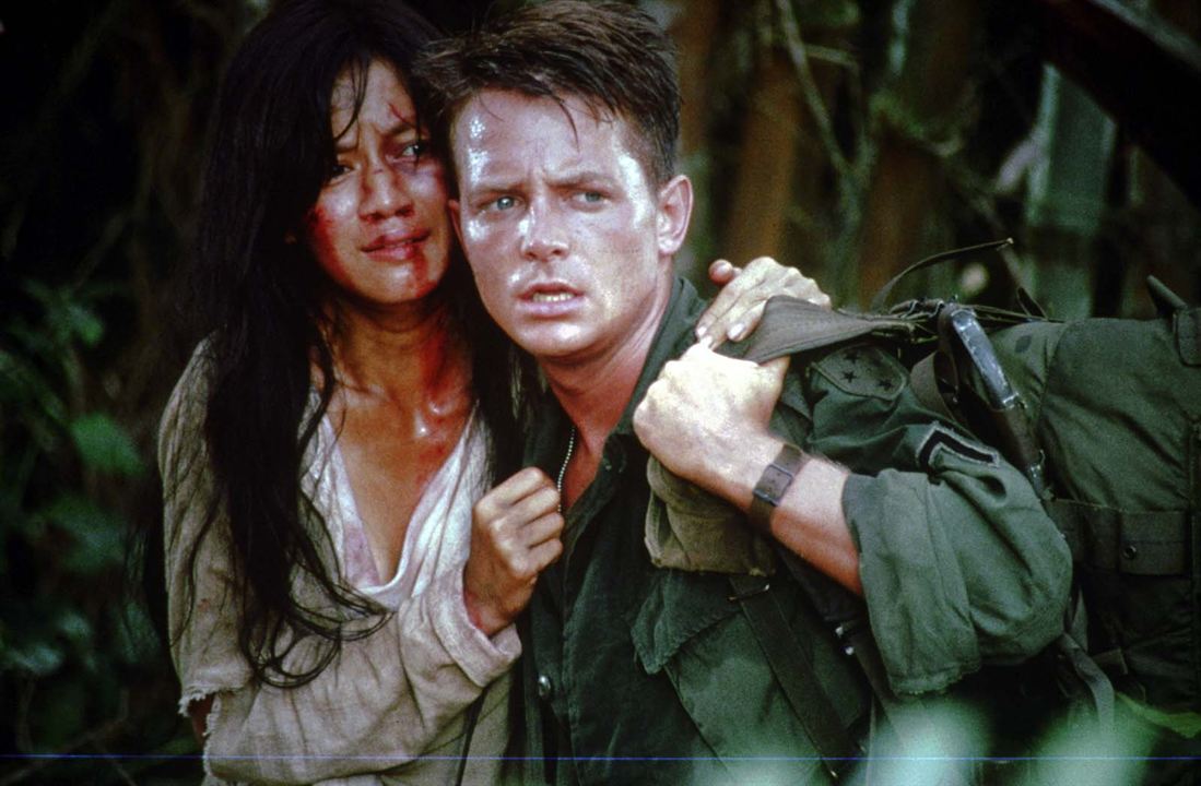 Die Verdammten des Krieges : Bild Michael J. Fox, Thuy Thu Le