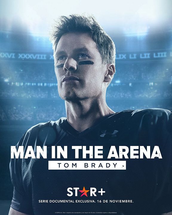 Man In The Arena : Tom Brady : Kinoposter