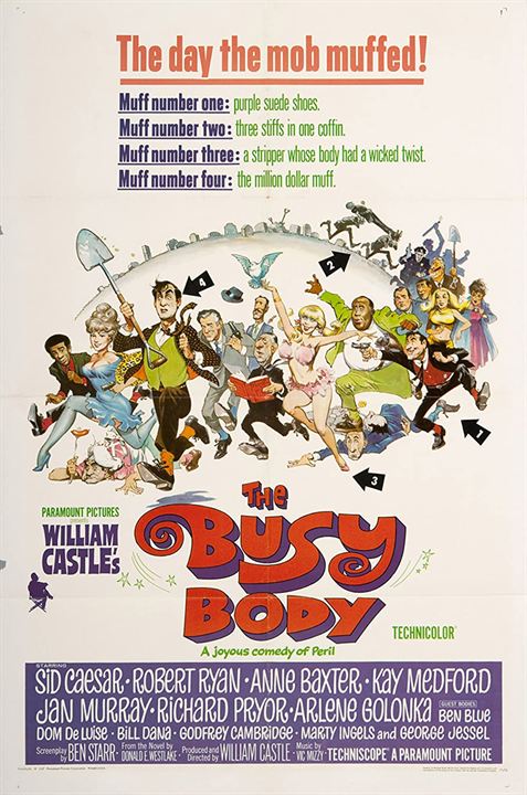 The Busy Body : Kinoposter
