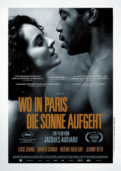 Wo in Paris die Sonne aufgeht : Kinoposter