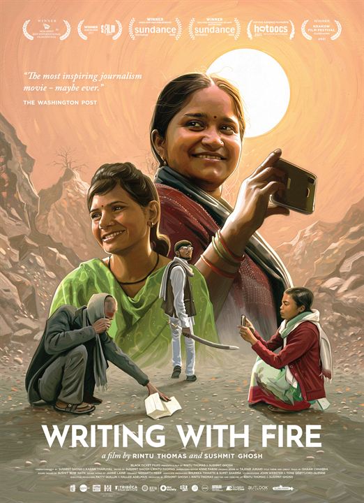 Writing with Fire : Kinoposter