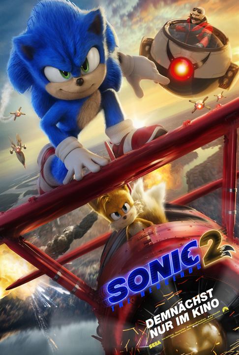 Sonic The Hedgehog 2 : Kinoposter