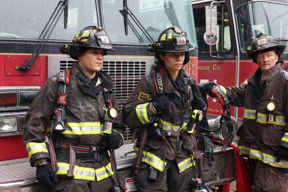 Chicago Fire : Bild Christian Stolte, Alberto Rosende, Miranda Rae Mayo