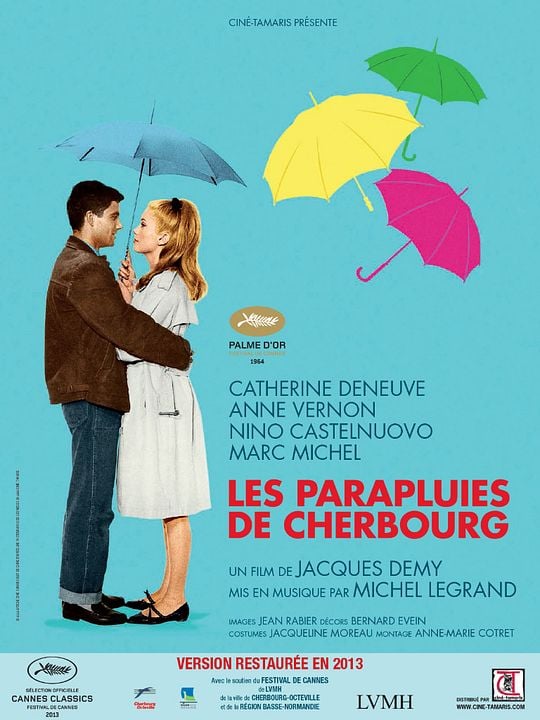 Die Regenschirme von Cherbourg : Kinoposter