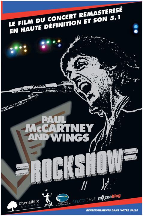 Rockshow - Paul McCartney and Wings (Chenelière Events) : Kinoposter