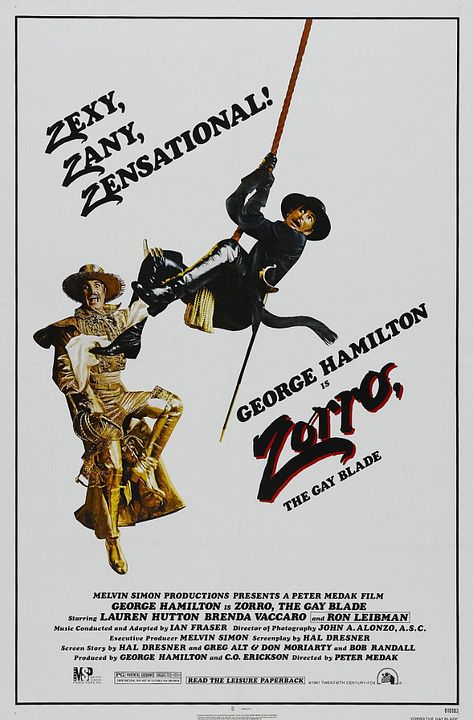 Zorro mit der heißen Klinge : Kinoposter