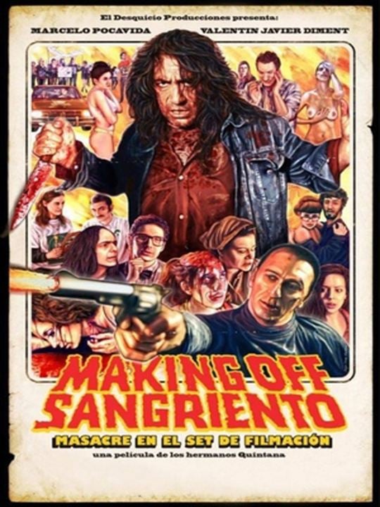 Making Off Sangriento: Massacre On The Set : Kinoposter