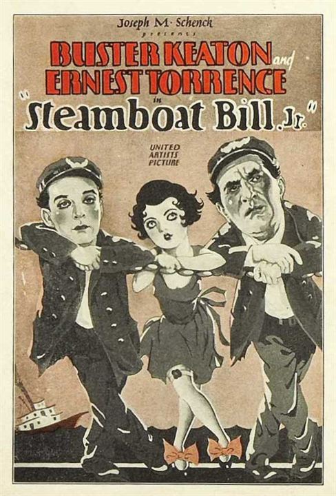 Buster Keaton - Dampfer-Willis Sohn : Kinoposter