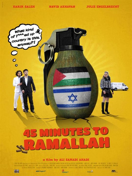 45 Minuten bis Ramallah : Kinoposter