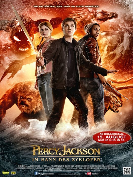 Percy Jackson 2 – Im Bann des Zyklopen : Kinoposter