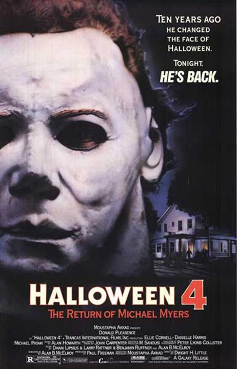 Halloween IV – Michael Myers kehrt zurück : Kinoposter