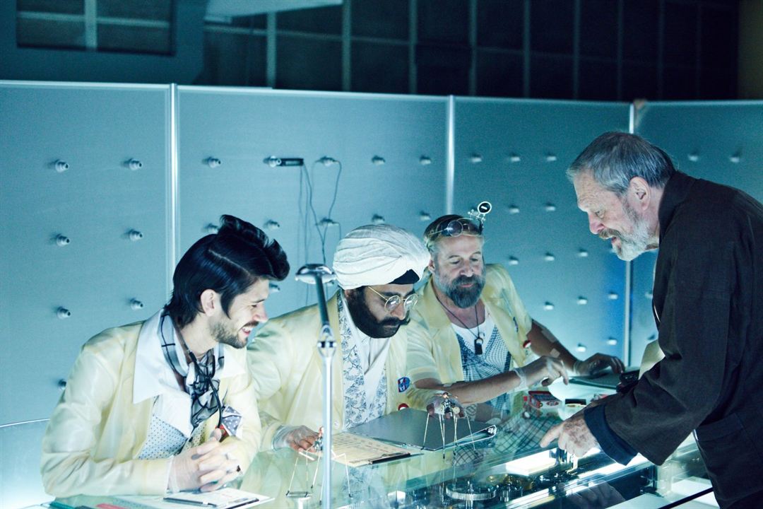 The Zero Theorem : Bild Terry Gilliam, Ben Whishaw, Peter Stormare, Sanjeev Bhaskar