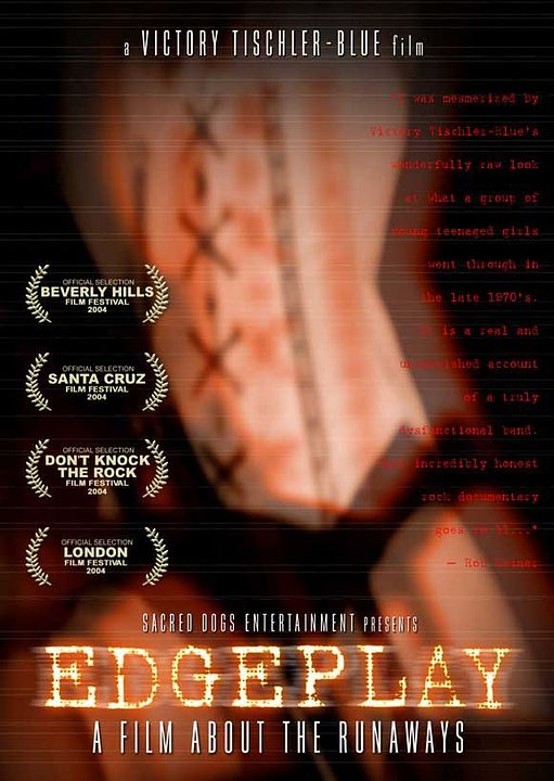 Edgeplay: A Film About The Runaways : Kinoposter