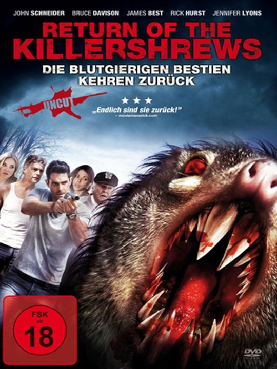 The Return of the Killershrews - Die blutrünstigen Bestien kehren zurück : Kinoposter