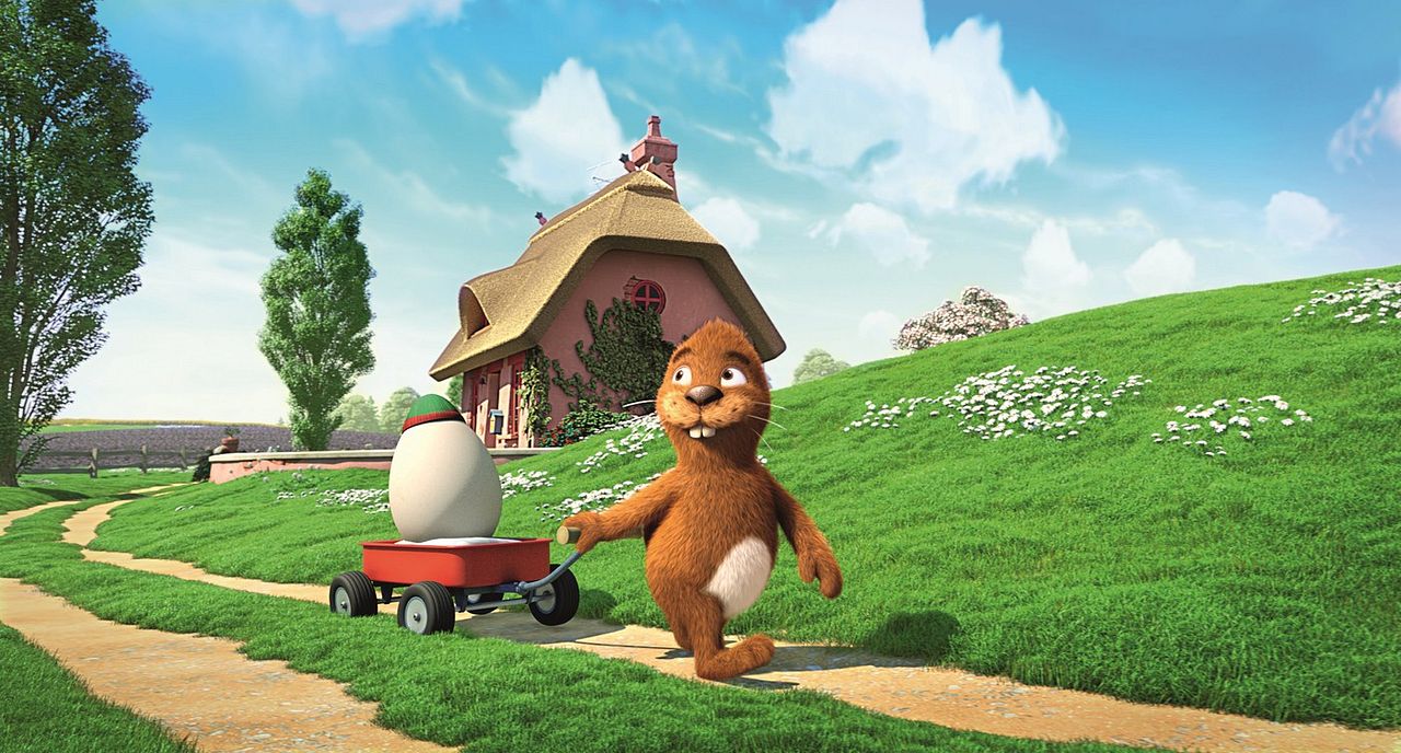 Keinohrhase und Zweiohrküken : Bild