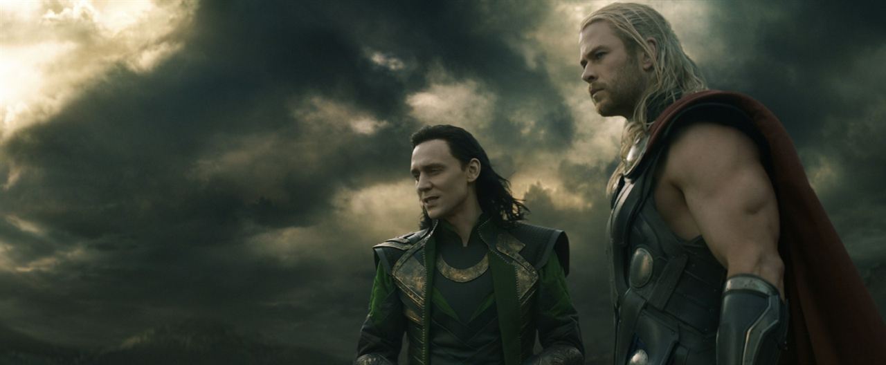 Thor 2 - The Dark Kingdom : Bild Tom Hiddleston, Chris Hemsworth