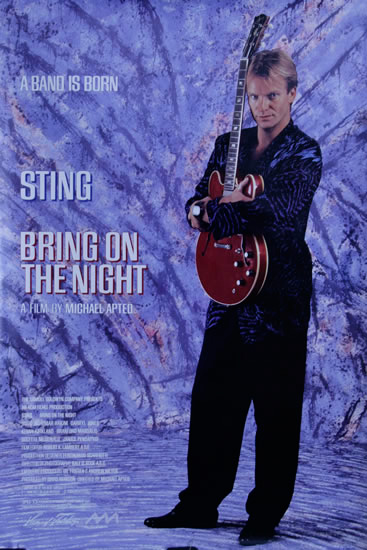 Bring on the night : Kinoposter